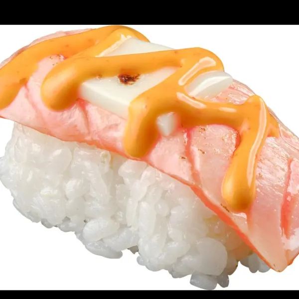 Nigiri shake cheese fire